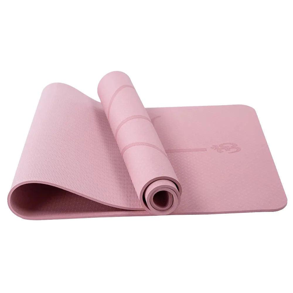 tapis de pilates rose