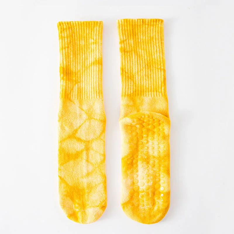chausettes de pilates jaune