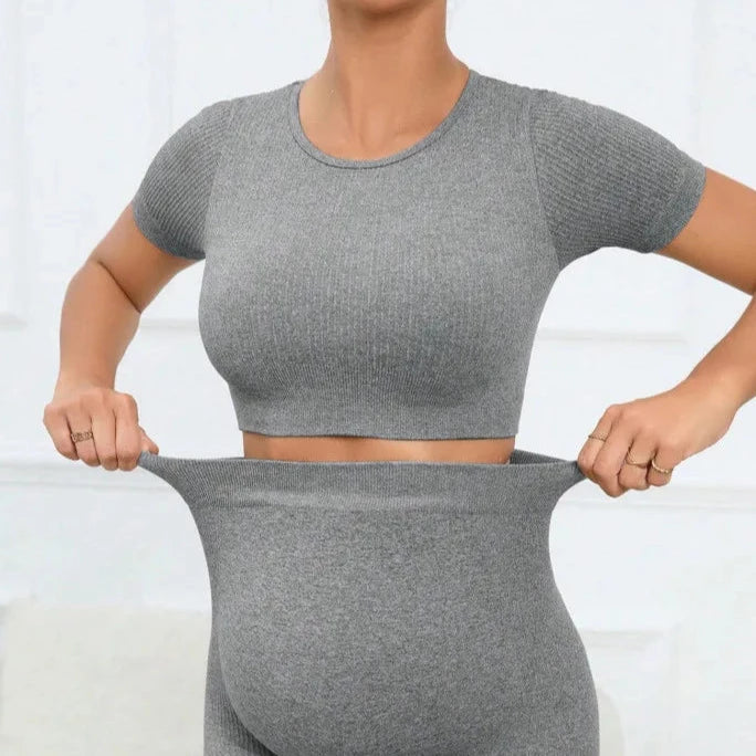 Tenue de pilates femme enceinte