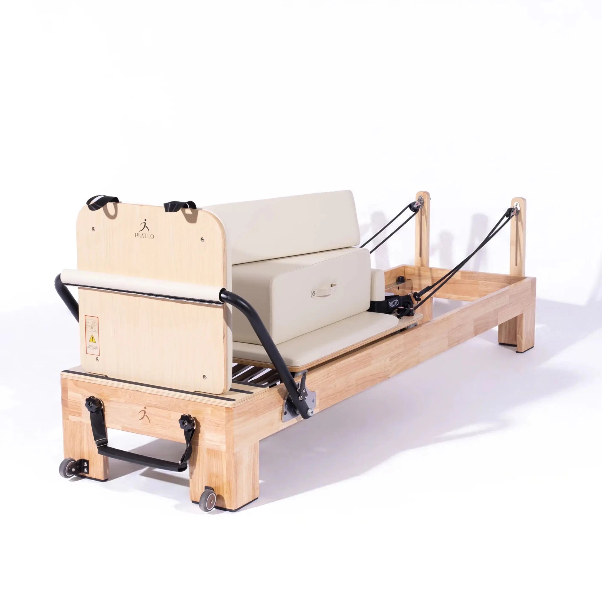 machine de pilates reformer beige