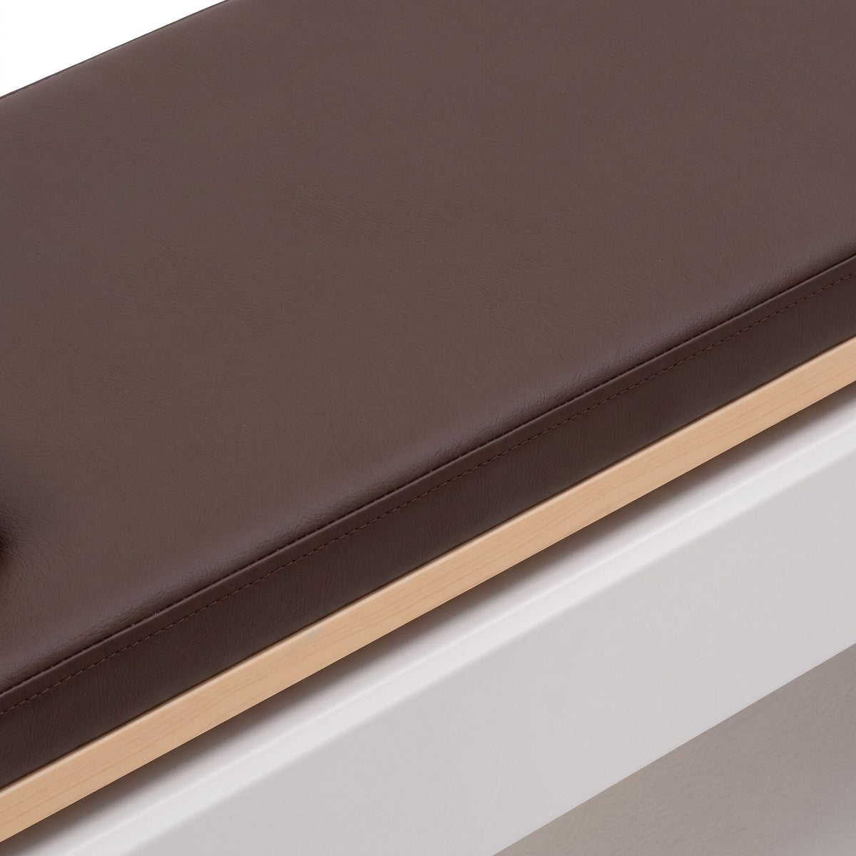 Pilates reformer aluminium moka, détail du cadre