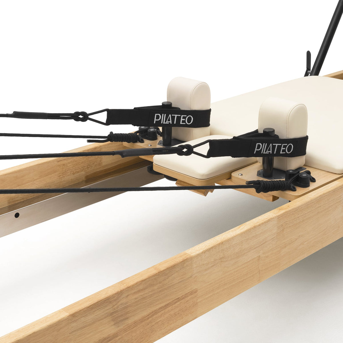 Pilates reformer classique blanc lacté, appuie-épaules