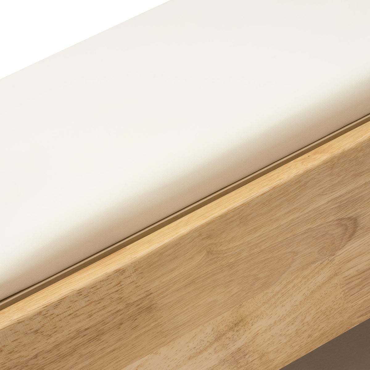 Pilates reformer classique blanc lacté, détail du cadre