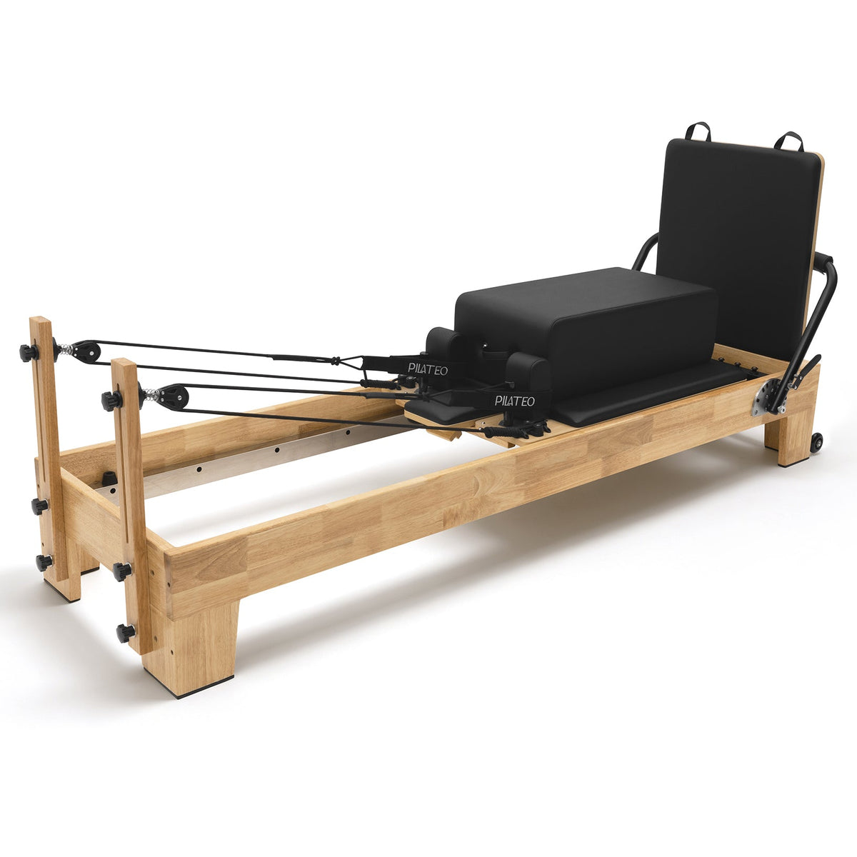 Pilates reformer classique noir, sitting box et jumpboard