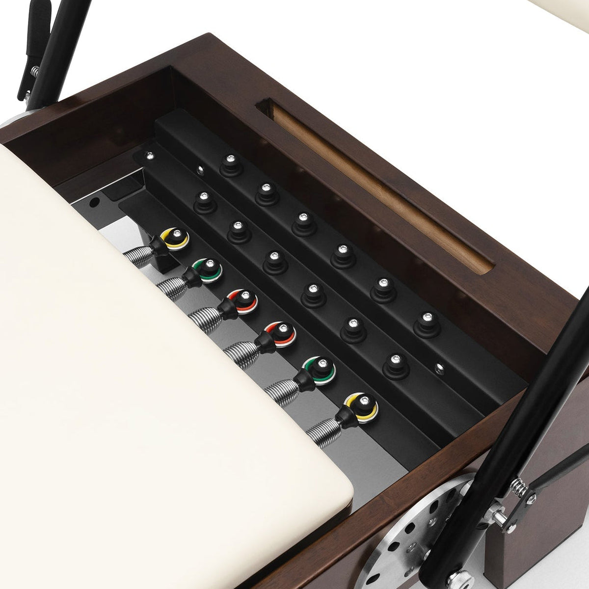 Pilates reformer Prestige blanc lacté, ressorts