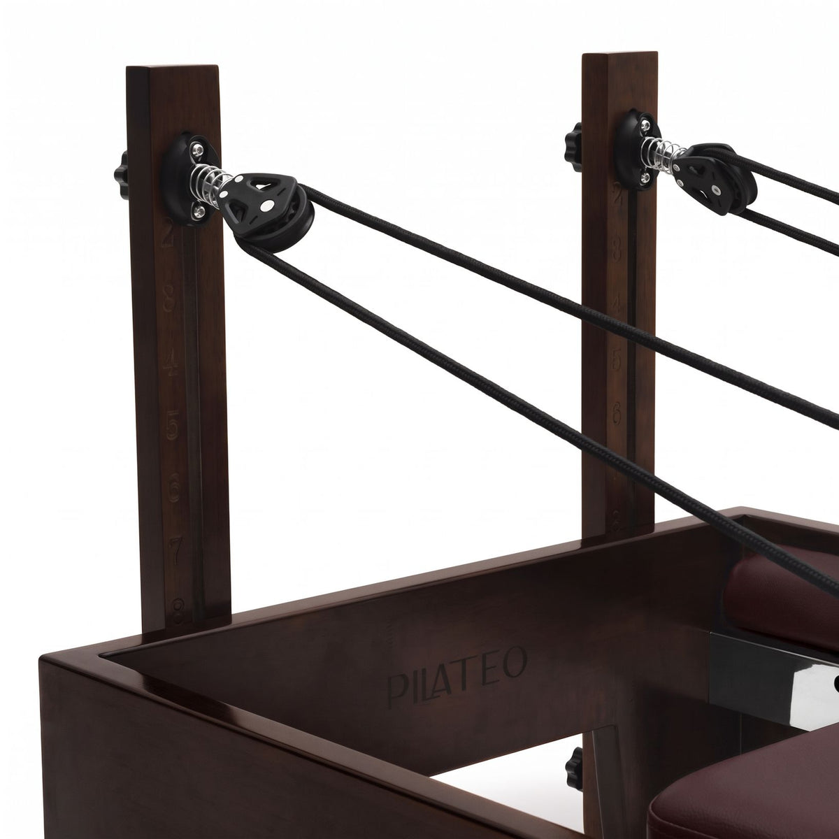 Pilates reformer Prestige bordeaux, poulies