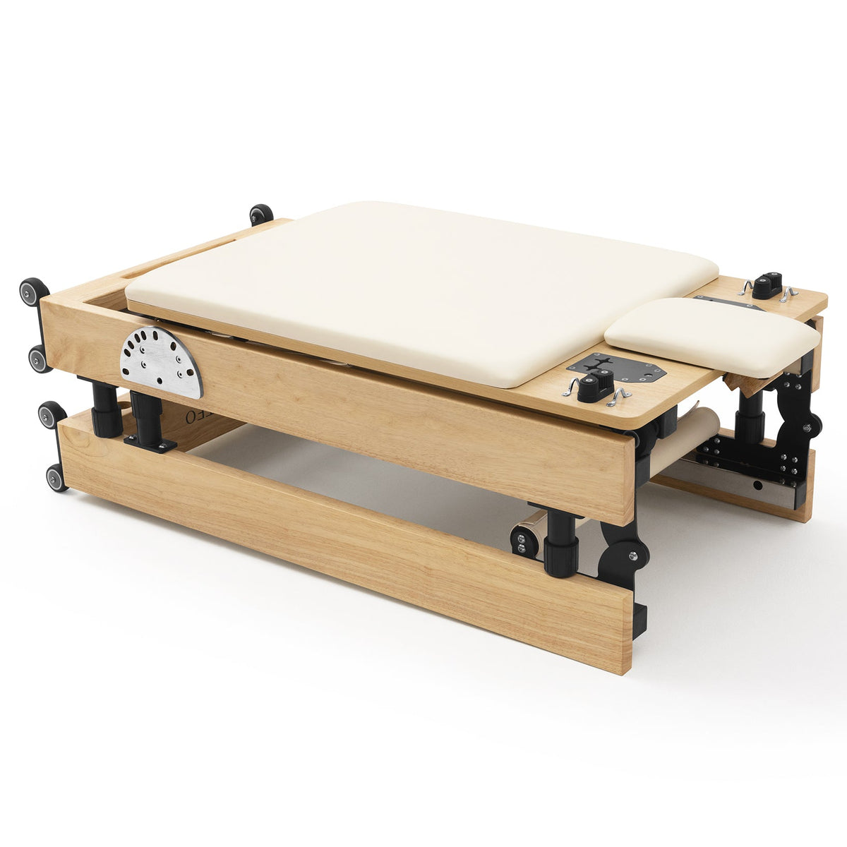 Pilates reformer pliable Flexi blanc lacté, plié
