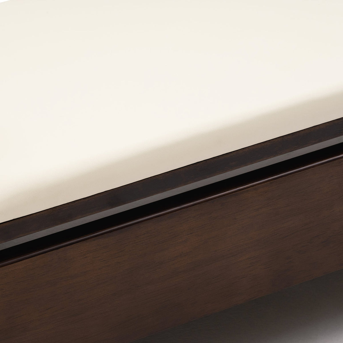 Pilates reformer pliable Flexi Prestige blanc lacté, détail du revêtement