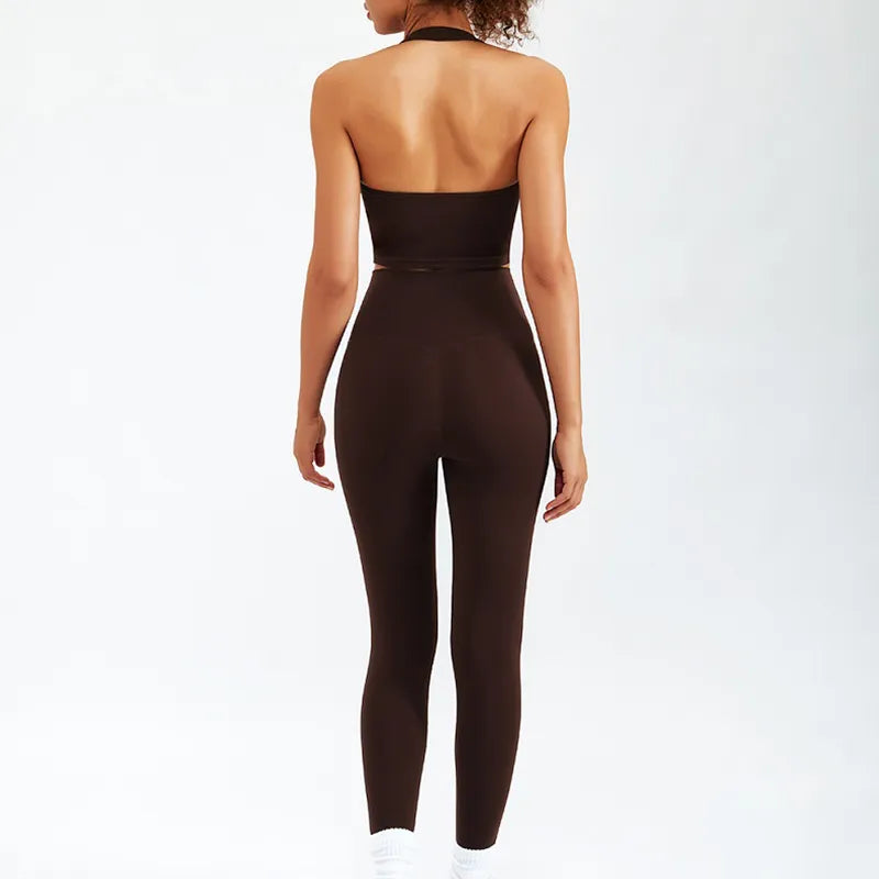 tenue de pilates rouge