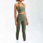 tenue de pilates vertes
