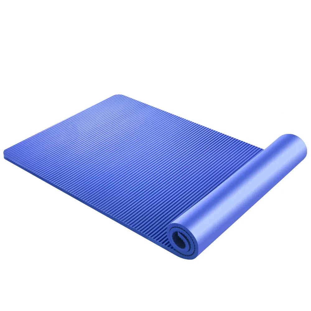 tapis de pilates 15mm bleu
