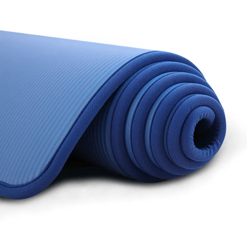 tapis de pilates 10mm bleu