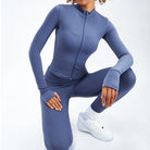 tenue de pilates bleu