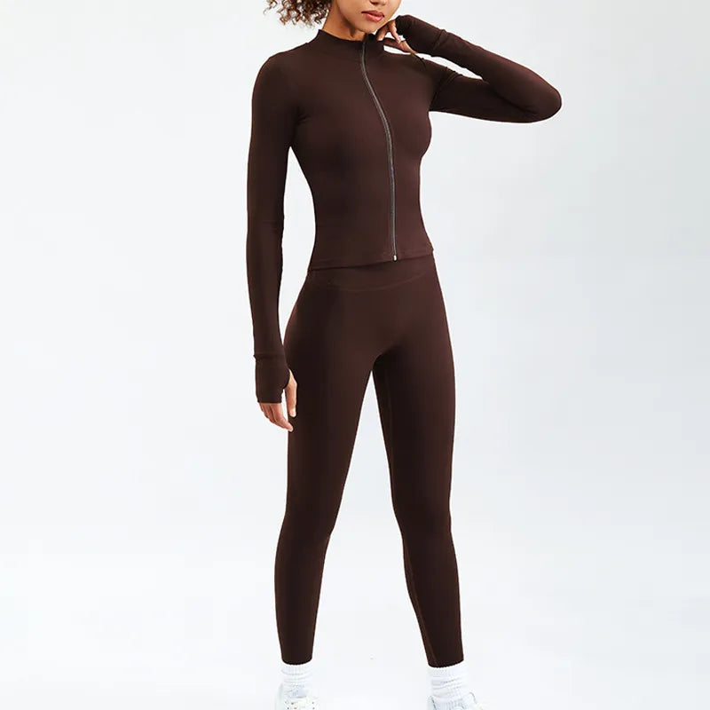 tenue de pilates rouge