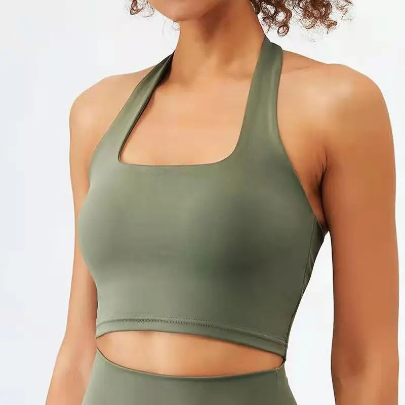 tenue de pilates vertes