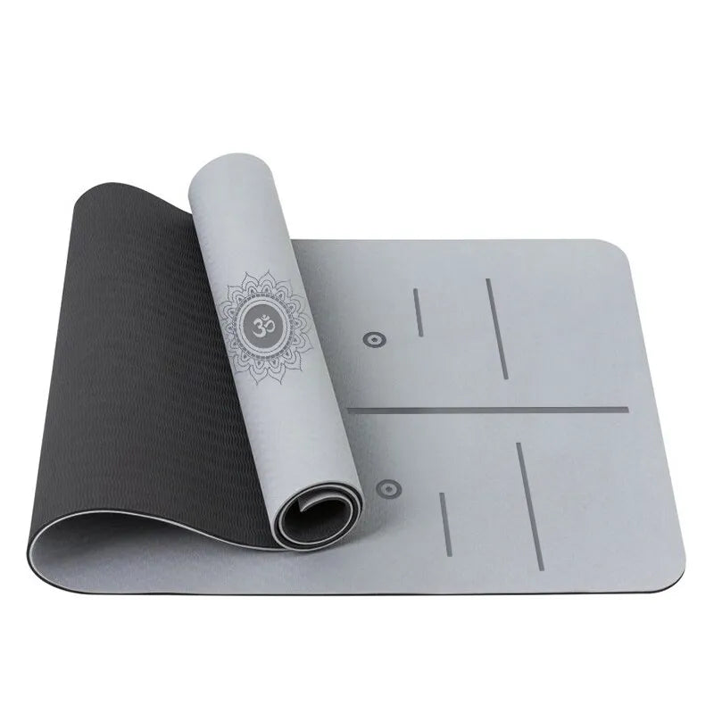tapis de pilates débutant gris