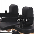 Pilates reformer aluminium noir, appuie-épaules