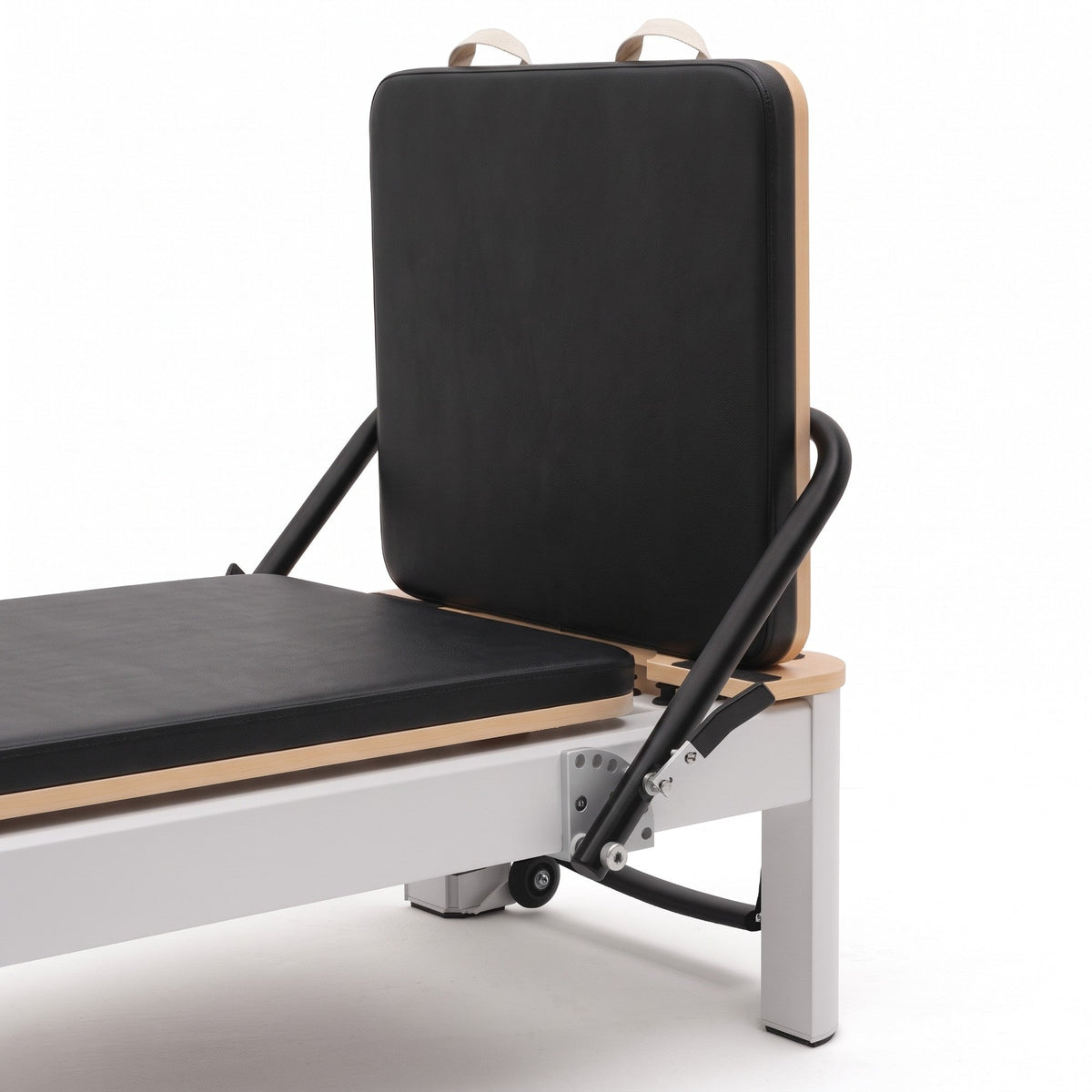 Pilates reformer aluminium noir, jumpboard