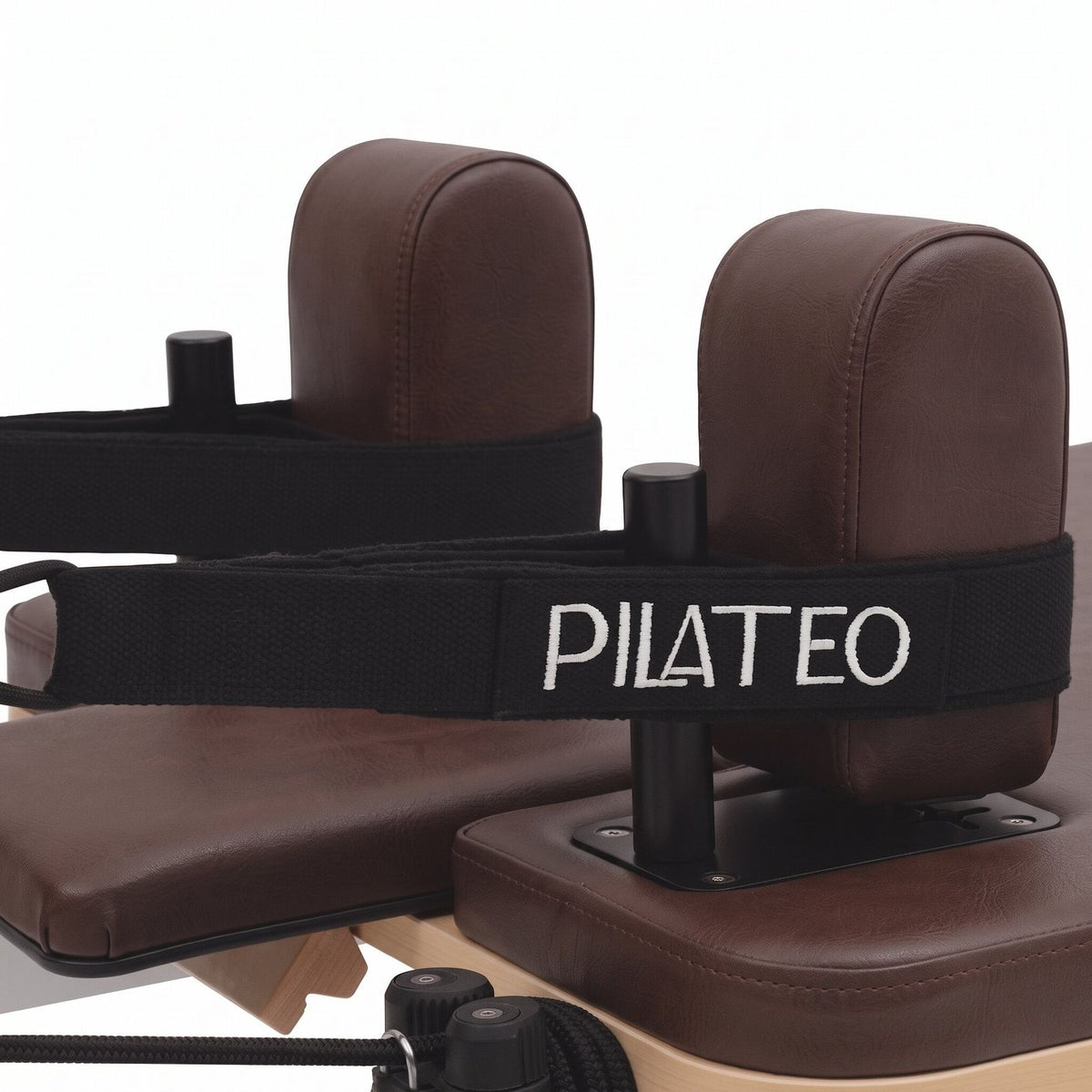 Pilates reformer aluminium moka, appuie-épaules