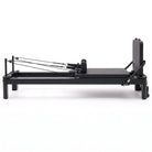 Pilates reformer aluminium total black, vue latérale
