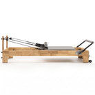 Pilates reformer classique gris perle, vue latérale