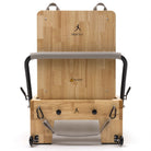 Pilates reformer classique gris perle, vue de face