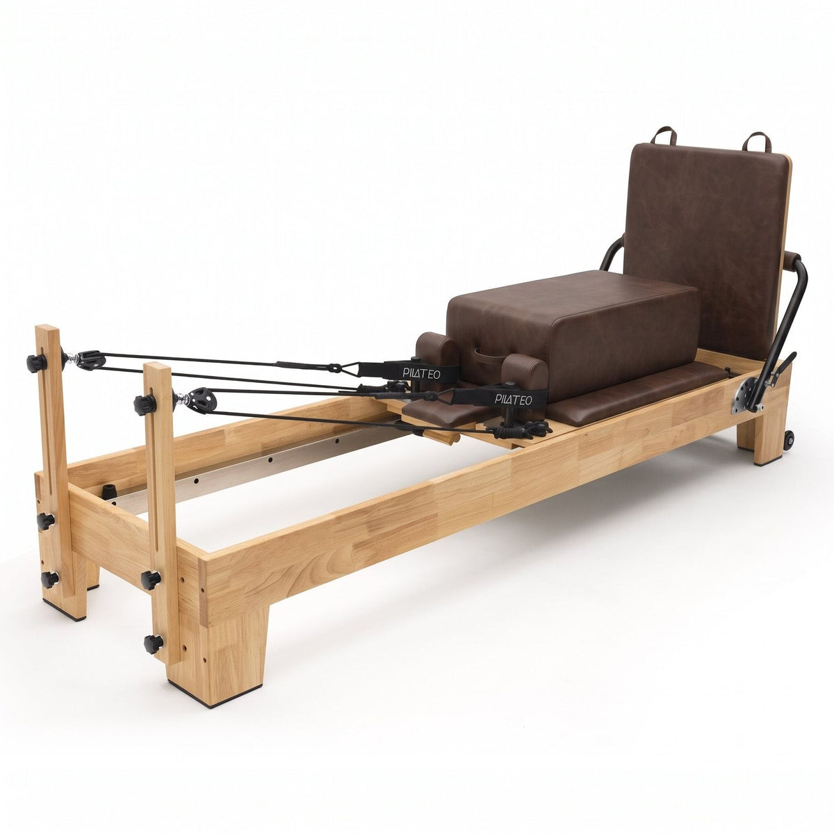 Pilates reformer classique moka, sitting box et jumpboard