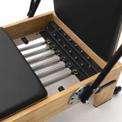 Pilates reformer classique noir, ressorts