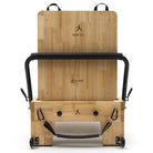 Pilates reformer classique noir, vue de face