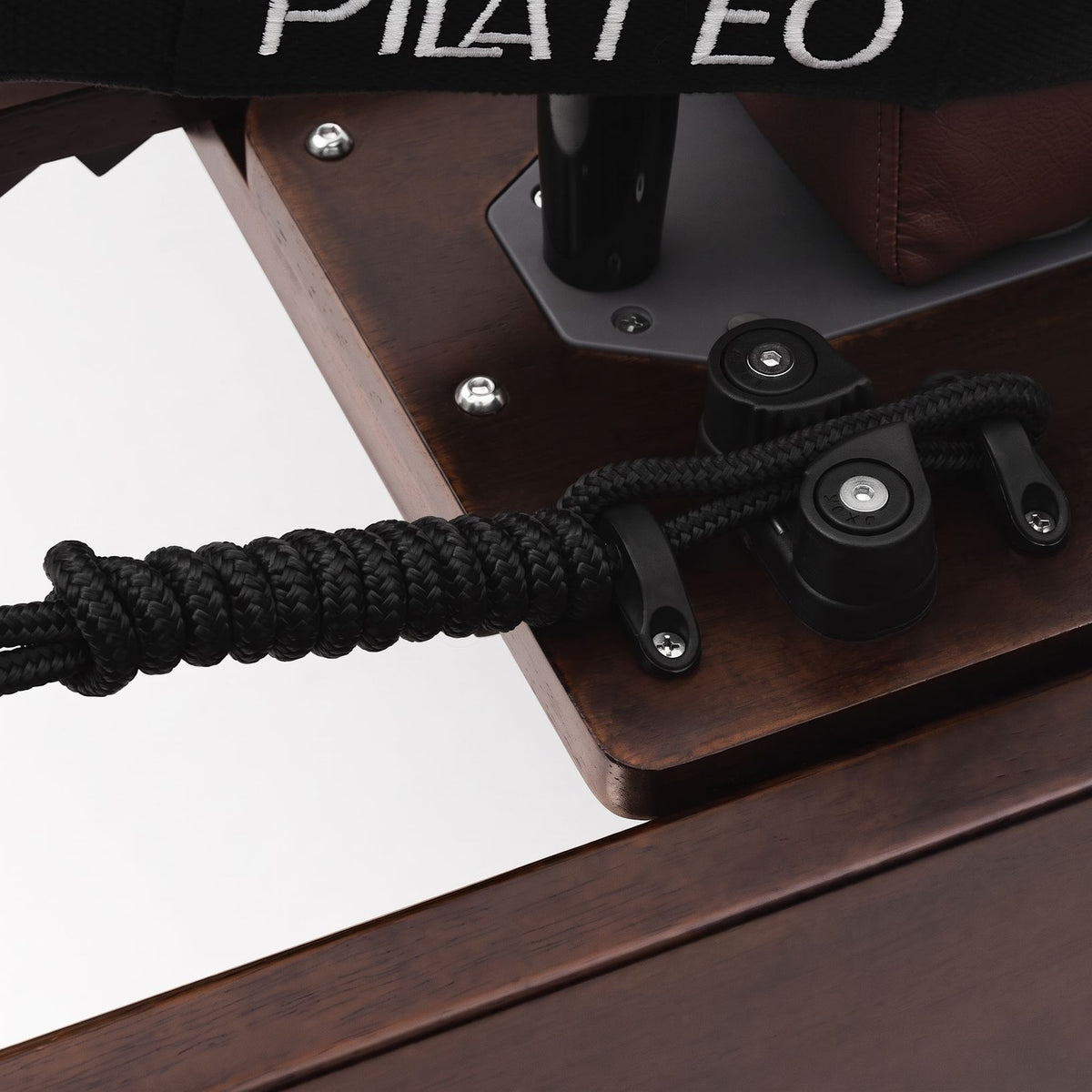 Pilates reformer Prestige bordeaux, taquets de corde
