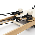 Pilates reformer pliable Flexi blanc lacté, chariot