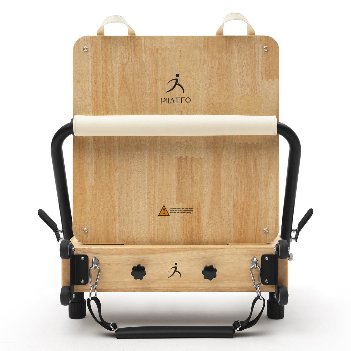 Pilates reformer pliable Flexi blanc lacté, jumpboard