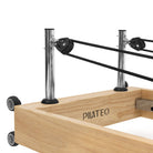 Pilates reformer pliable Flexi blanc lacté, poulies