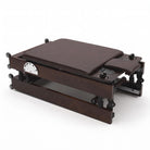 Pilates reformer pliable Flexi espresso bordeaux, plié