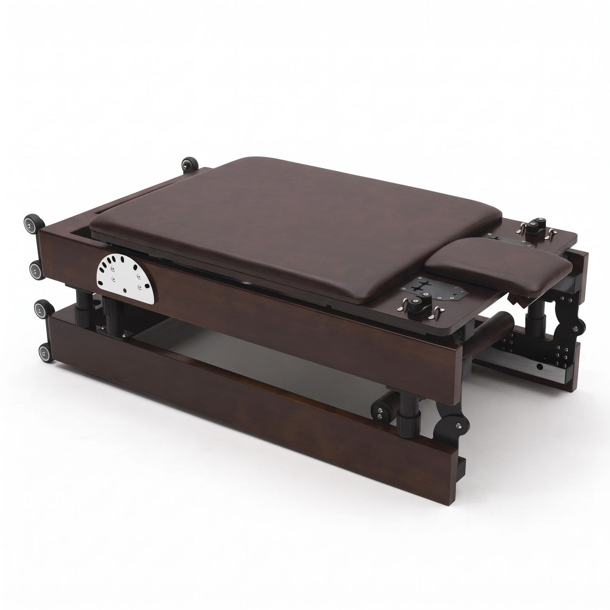 Pilates reformer pliable Flexi espresso bordeaux, plié