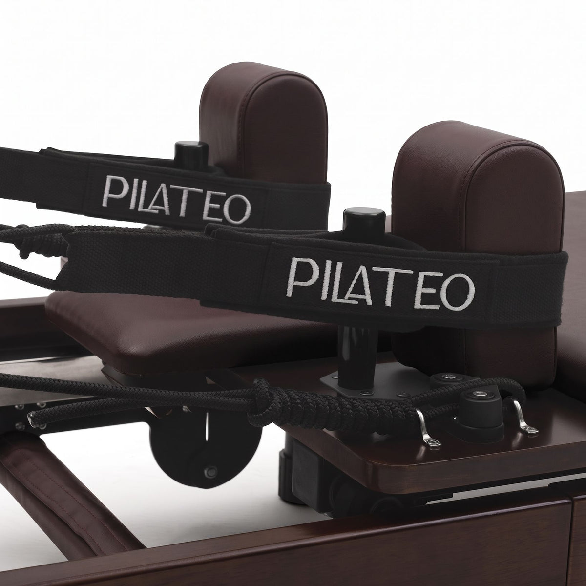 Pilates reformer pliable Flexi espresso bordeaux, appuie-épaules