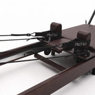 Pilates reformer pliable Flexi espresso bordeaux, chariot