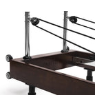 Pilates reformer pliable Flexi Prestige blanc lacté, poulies