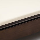 Pilates reformer pliable Flexi Prestige blanc lacté, détail du revêtement