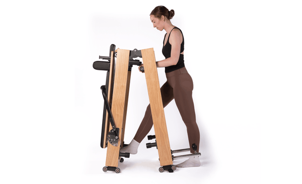Pliage du reformer Flexi en deux étapes